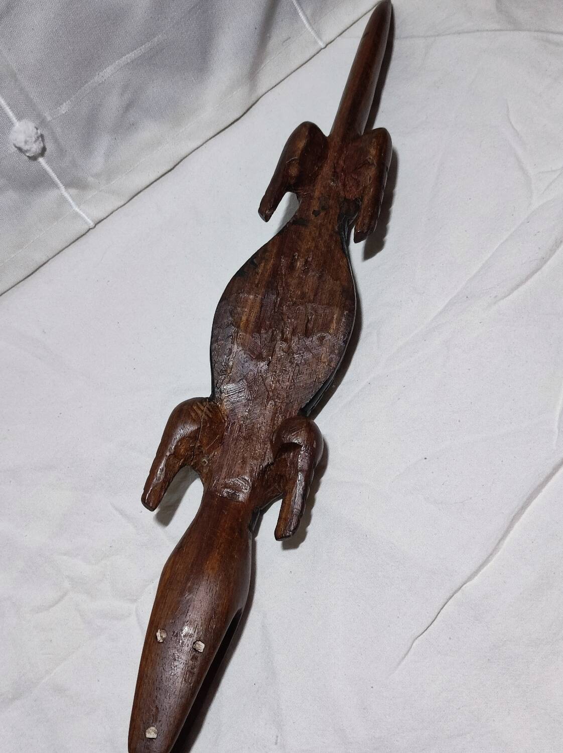 Wooden crocodile