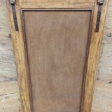 Old Art Nouveau mirror in Burmese teak
