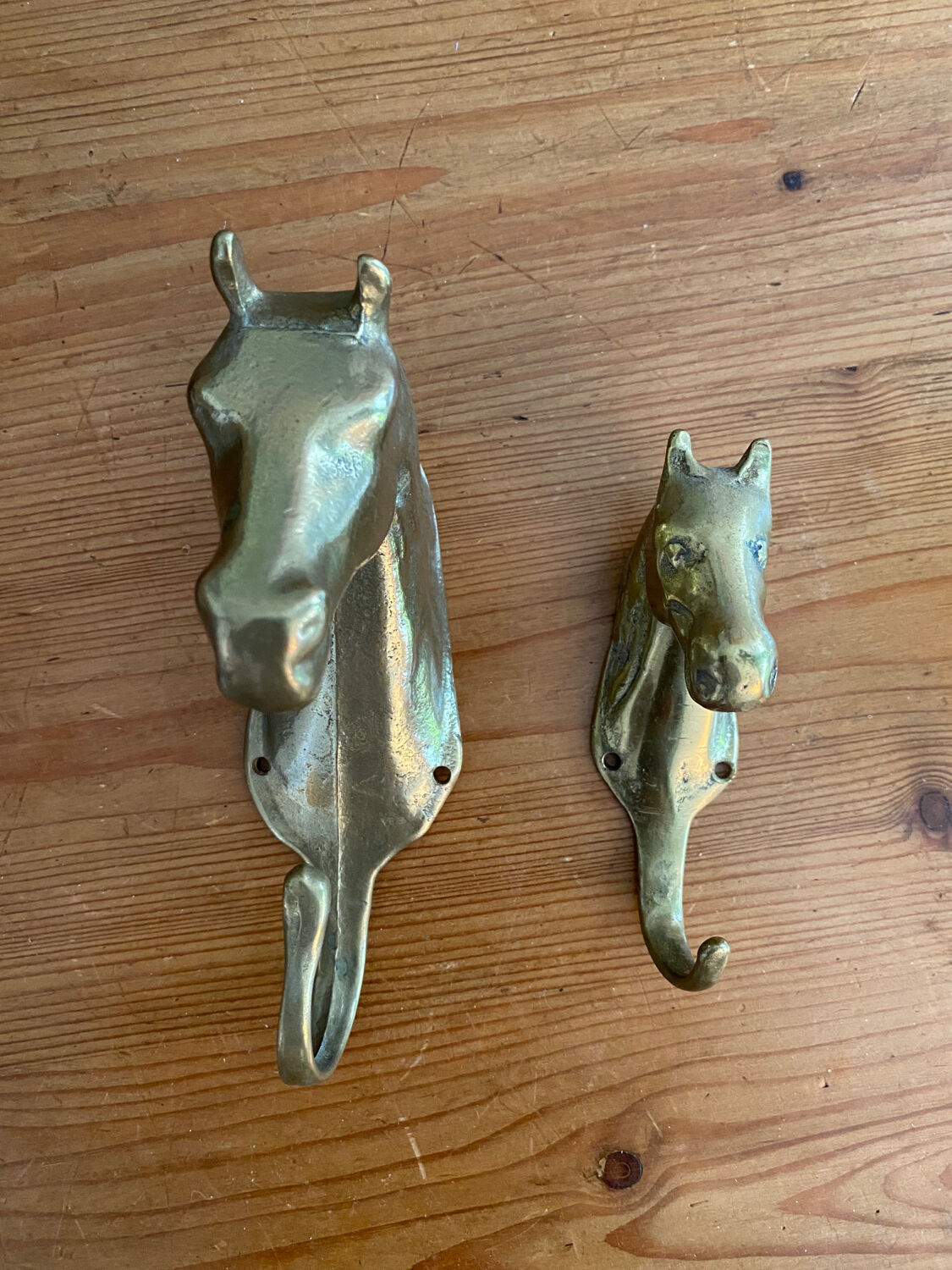 Wall hooks horse's head