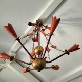 Chandelier by Thierry costing unique piece made in the 90s in very good condition