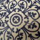 Dessous de plat carreau de faience de Gien couleur bleu