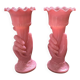 Pair of cornucopia vases