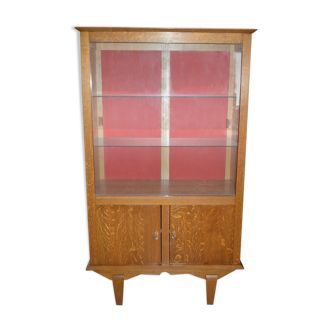 Vintage oak showcase