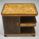 Art Deco Bar Cabinet with Inlays, 1930s