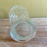 Vase en verre transparent