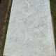 Rectangular bistro table in marble and cast iron