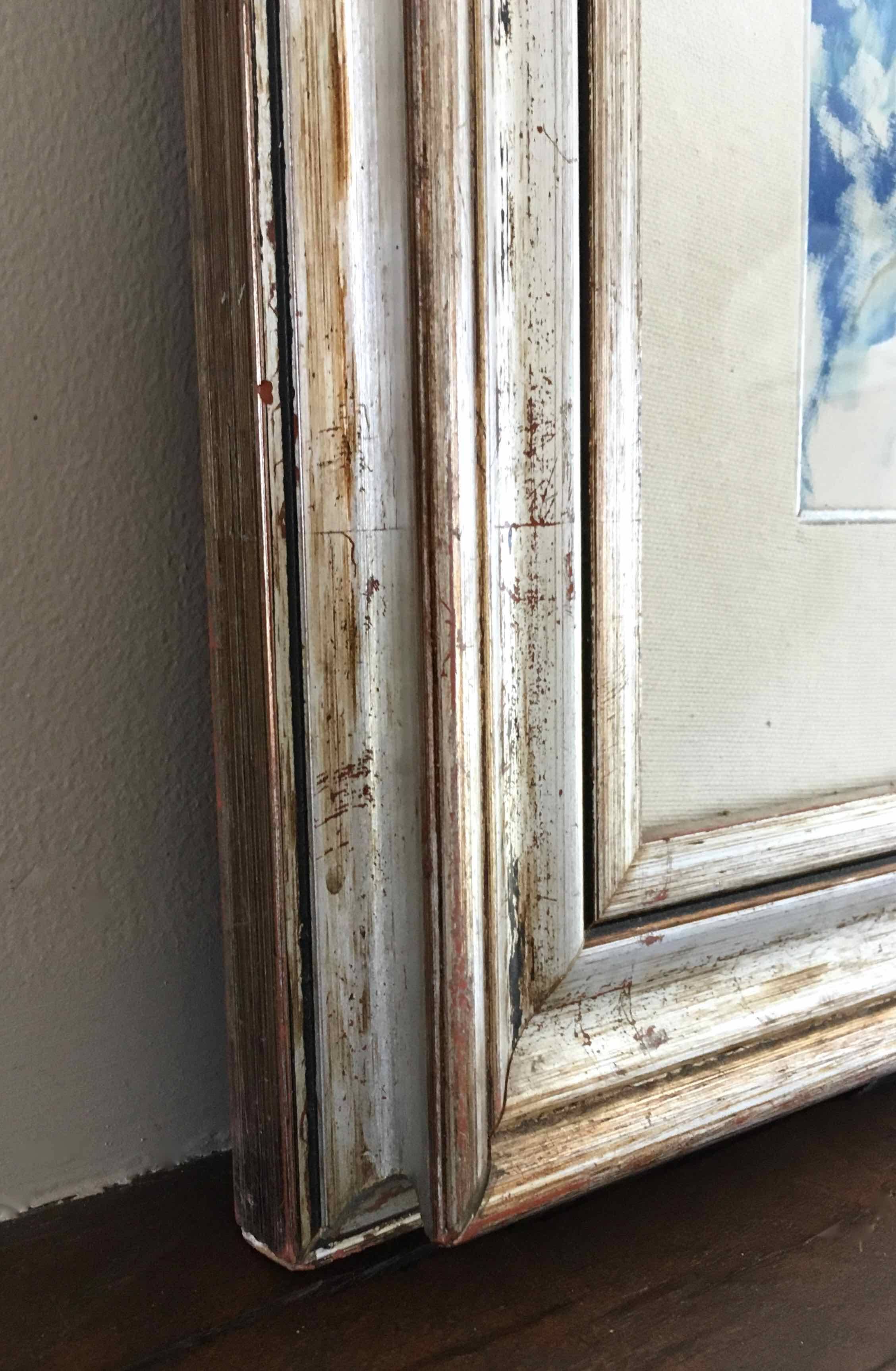 Tableau ancien portrait de fillette