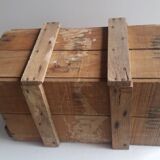 Transport case L58xD30,5xH34cm wood storage