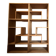 Large architectural library in solid oak – 2 modules – Fabri
