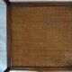 Rattan set with table and two armchairs.