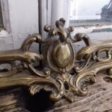 Bronze fireplace bar
