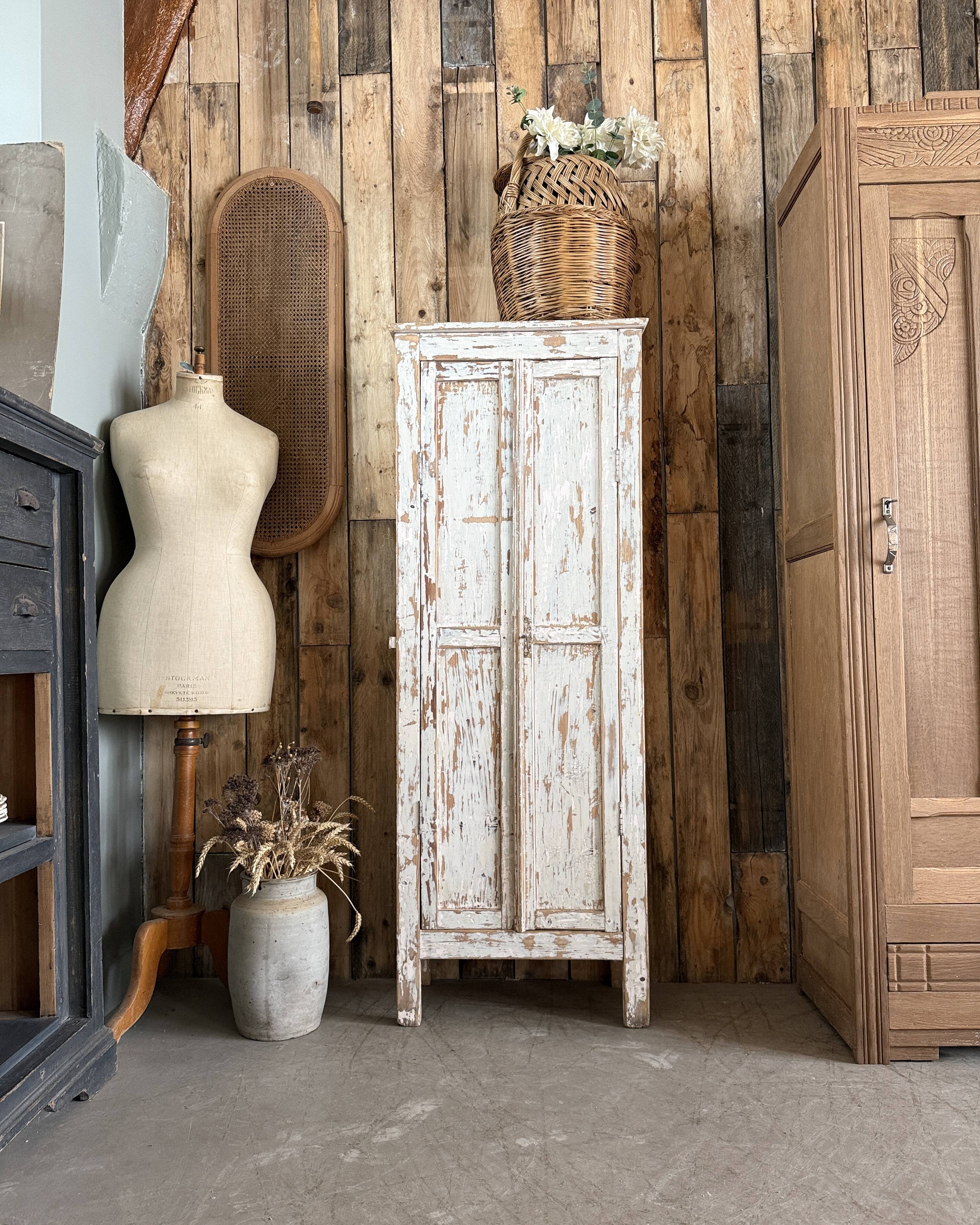 Armoire parisienne patinée