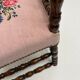 Children's chair Napoleon III wood turned vintage