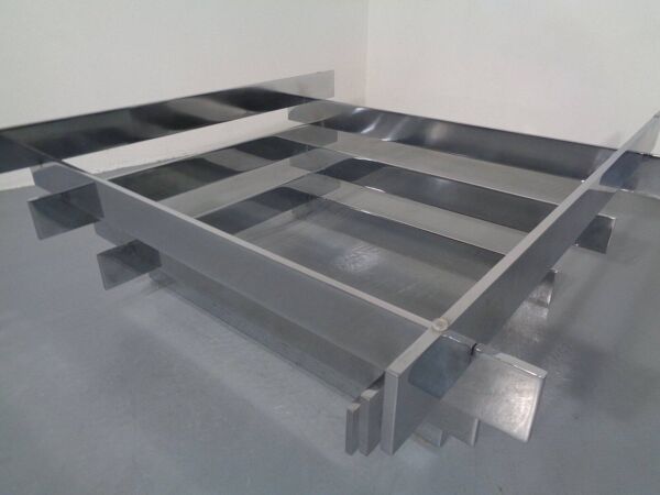 Sculptural Chrome Coffee Table by David Hicks, Italy, 1960s