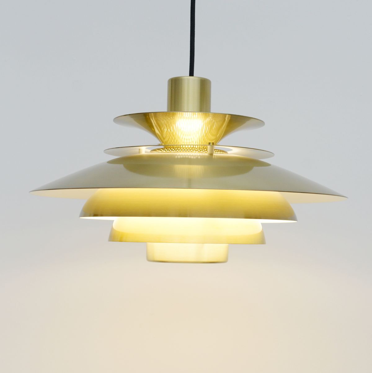 Mid century Jeka pendant lamp, Denmark 1970s