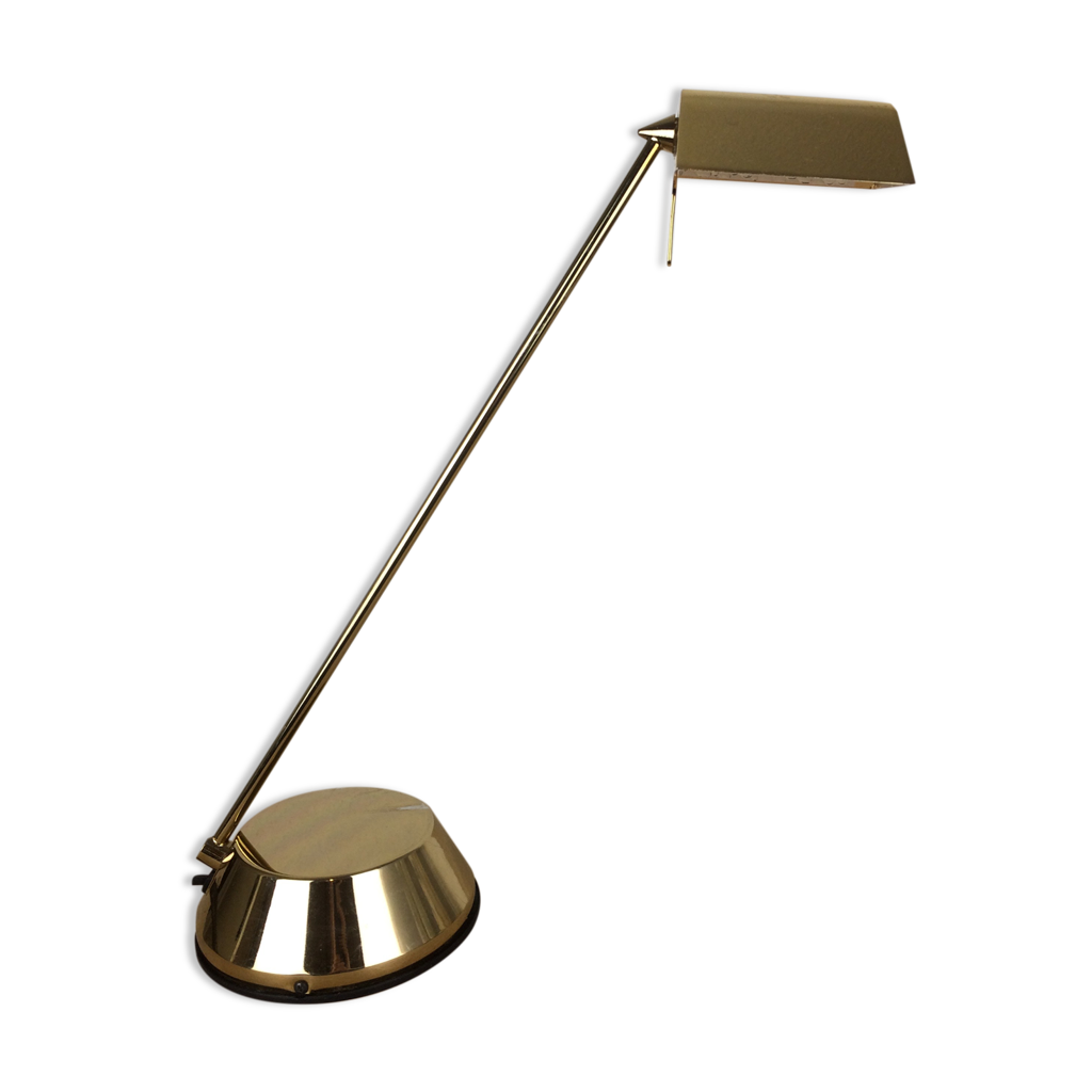 Lampe à Poser Lapin En Métal Doré, WERNER VOß, 24x24x74cm