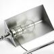 Large original 1980s chrome table lamp by Florian Schulz