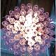 Italian Murano Style Glass Sputnik Candlestick Poliedro