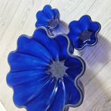 Coupe à fruit bleu cobalte