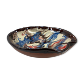 Multicolored terracotta trinket bowl