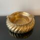 Vintage gold-plated copper/brass ashtray