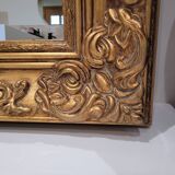 Gilded wooden mirror