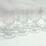 Baccarat - 8 Verres à Liqueur Nancy