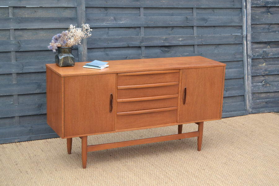 English teak row, 138 cm