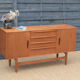 English teak row, 138 cm