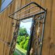 Art Deco 1930s wrought iron coat rack and hat stand