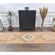 1980s Vintage Turkish Hand-Knotted Runner 92x394