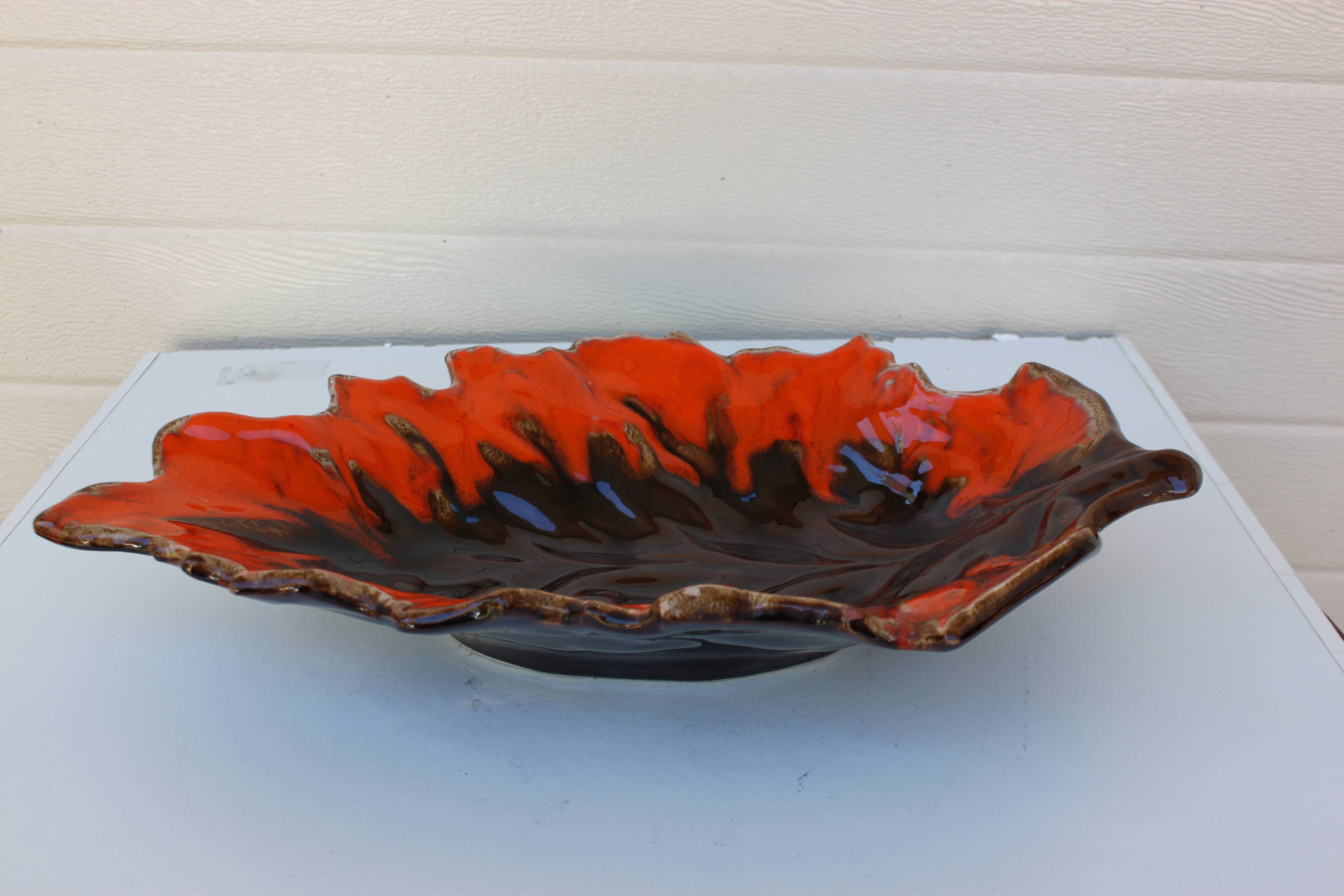 compotier flammé orange