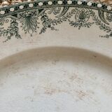 Ancien plat faïencerie Moulin des loups et Hamage