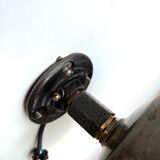 wall lamp or ceiling lamp cast steel gooseneck style 1930