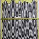 Sérigraphie signée d'après Maurice Tirmarche, Oeuvre d'art optique "Op Art en jaune", 50 x 65 cm