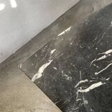 Addor 60s sculptural marble and brass coffee table