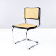 Ensemble de quatre chaises italiennes modernes Marcel Breuer B32 Cesca du milieu du siècle, années 70