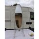 Full-length mirror in metal