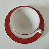 Vintage Art Deco cup and saucer – Sarreguemines