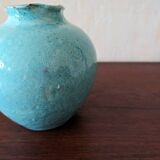 Signed ball vase