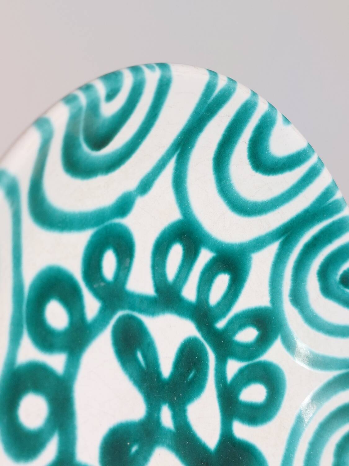 Pair of handpainted vintage plates by Gmunder Keramik Austria