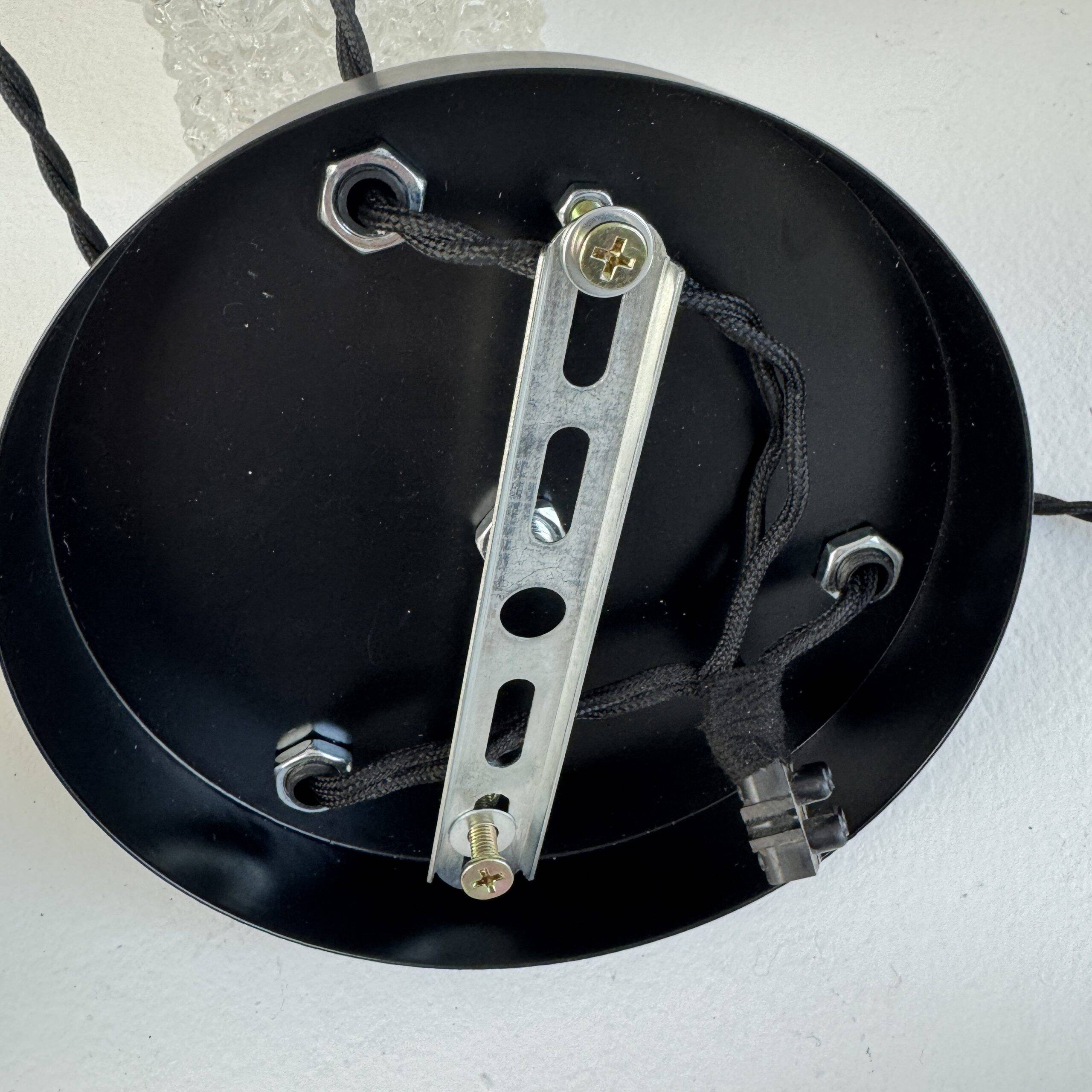Vintage 3-light cascade chandelier