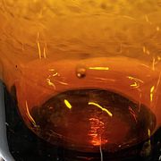 Tasses à sangria en verre ambré