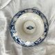 Flora pedestal bowl/salad bowl, Creil and Montereau, late 19th century