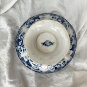 Flora pedestal bowl/salad bowl, Creil and Montereau, late 19th century