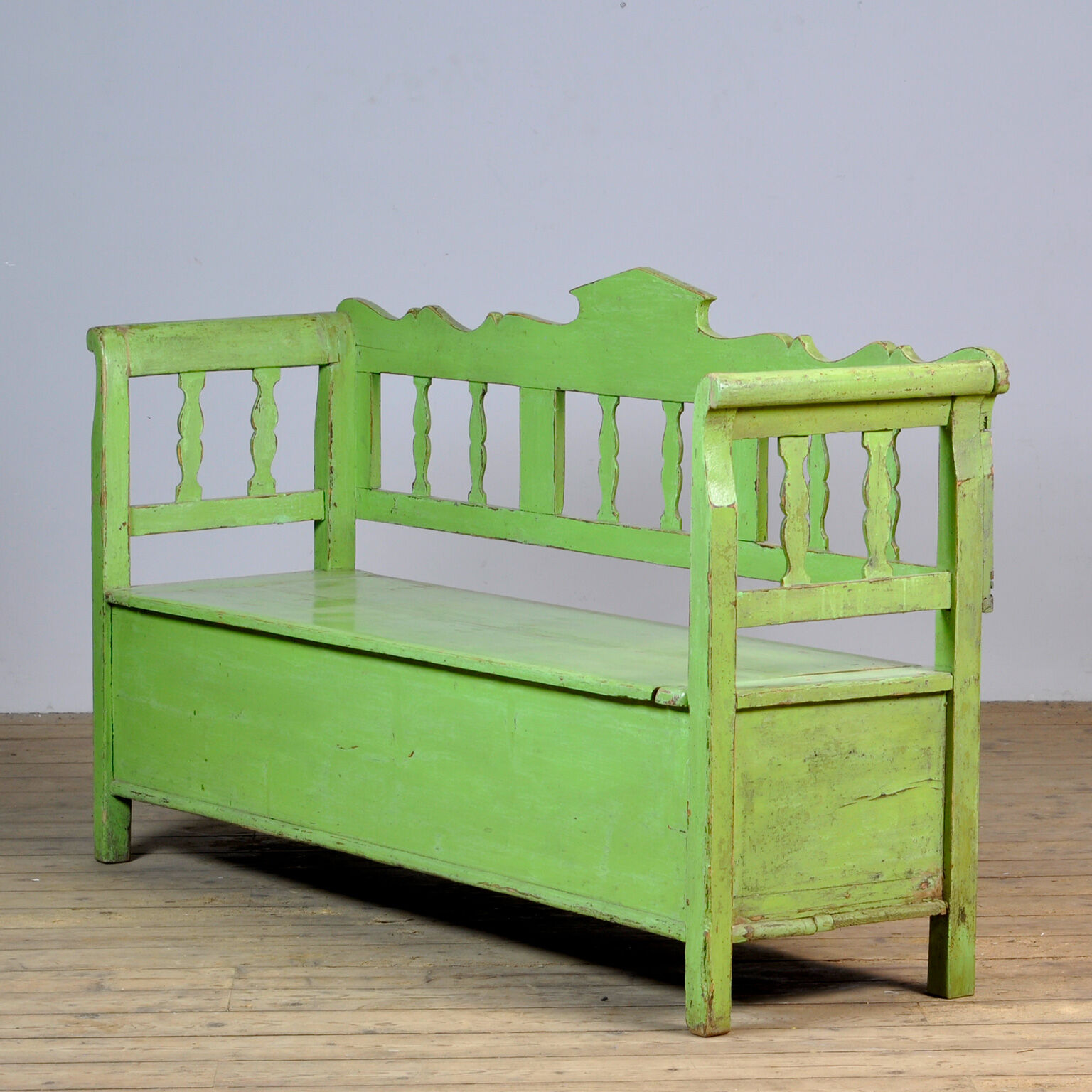 Antique Pine Bench, 1930s