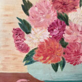 Oil on canvas Bouquet of flowers