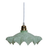 Green Clichy glass pendant