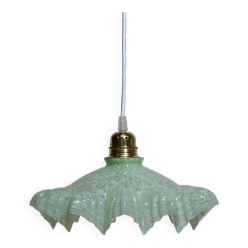 Green Clichy glass pendant