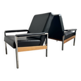 Set of 2 vintage J Mertens armchairs